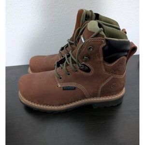 Hawx Women Brown Waterproof Comp Toe Crew Chief BHXWCWRPW119 Work Boots Size 9B